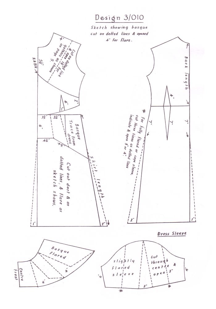 dress pattern free sewing pattern 1940s