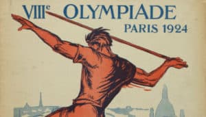 Flyer of 1924 Paris Olympic games