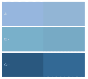 daylight blue color palettes for 2021 AW fashion color trends