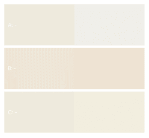 Natural white color palettes