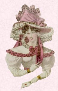 regency era fashion sample romantic hat