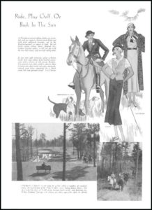 1932 fashion history golf and horse riding