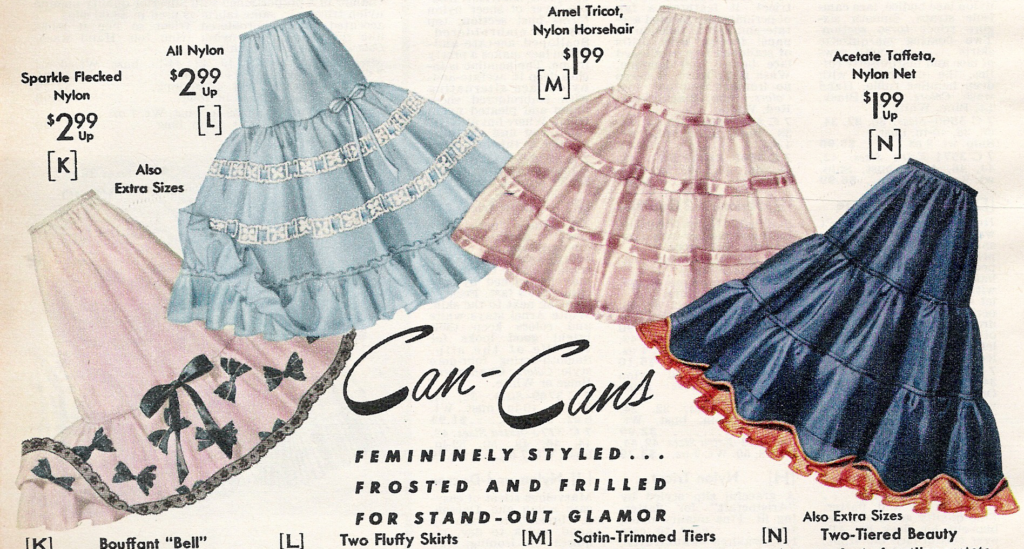 1957 can can petticoats nylon tulle petticoat 1950s fashion