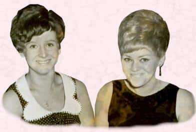 Provincial more bouffant variations of the asymmetric cut fringe circa 1968.