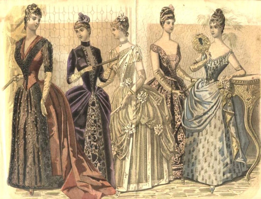bustle era victorian era fashion history