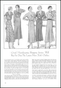 good housekeeping 1932 new york clothes