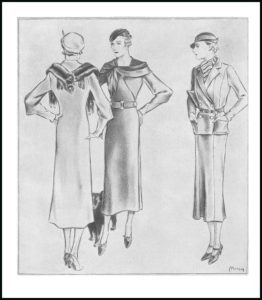 good housekeeping imagazine 1932 backview of dress