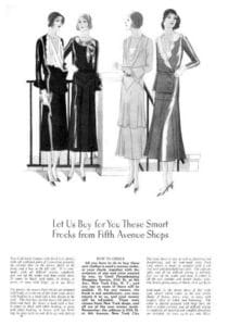 oct 1930 good housekeeping magazine fifth avenue shops