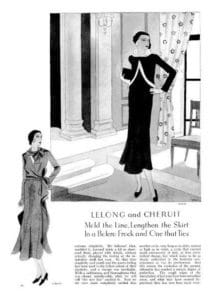 oct1930 good housekeeping magazine lelong and cheruit fashion history