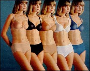 1960s colour advertisement for BERLEI underwear in women's fashion