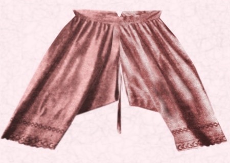 Ladies' Undergarments: Bloomers, Pantaloons, or Drawers