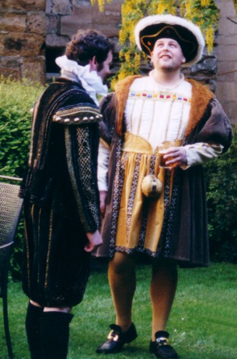 Picture of Henry VIII at the Elizabethan and Tudor Themed Fancy Dress Wedding