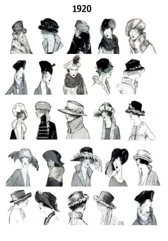 1920s style hats