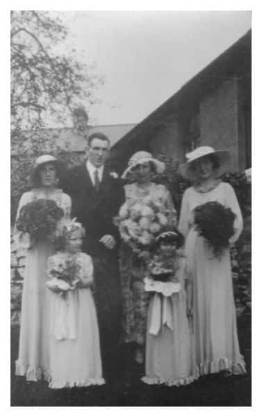 1935 wedding photo