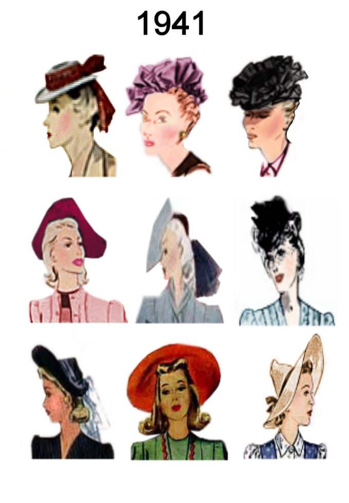 1940s hats 1941 hats