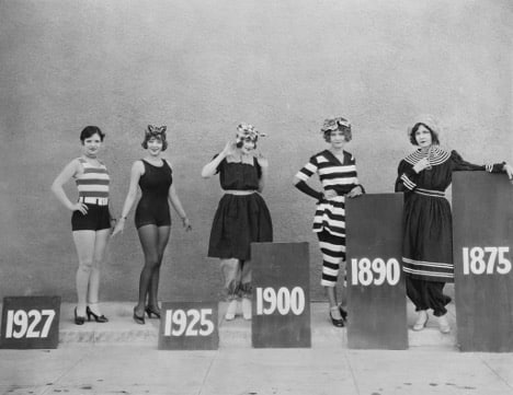 How Bathing Suits Have Changed Over the Years