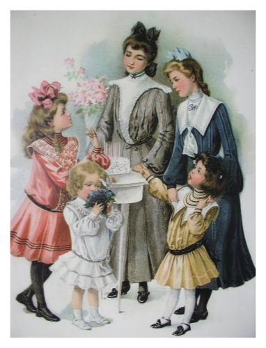 Victorian Ladies Printable Outer Wear Winter Fashions, Women's