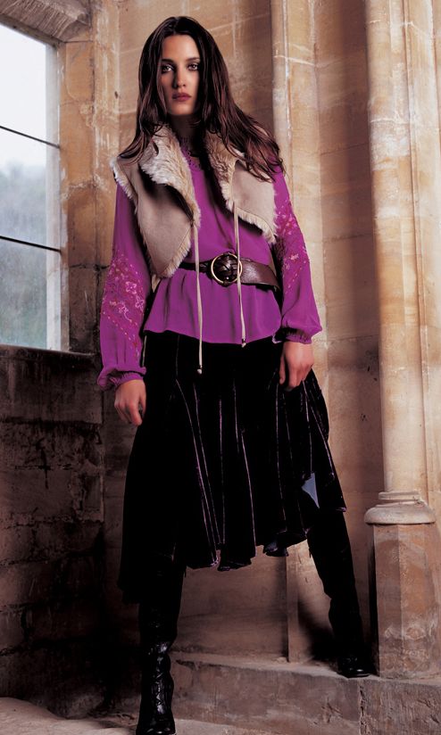 Suit Madonna velvet with wide pants Plus Size mocha