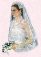 princess grace wedding dress lace bodice