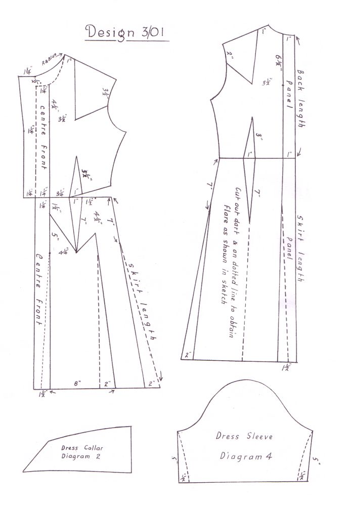 1940s Silhouettes Timeline Drawings Women Fashion 1940s