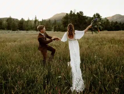 dreamers and lovers wedding dress