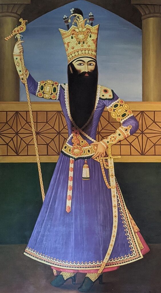 Fath-ʿAli Shah (r.1797-1834) in heels