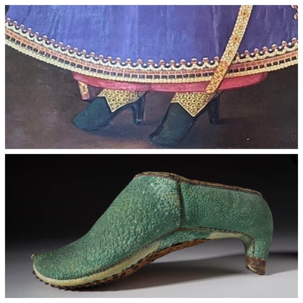 Fath-ʿAli Shah (r.1797-1834) in heels